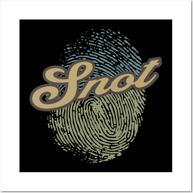 Snot Fingerprint Wall Art by anotherquicksand